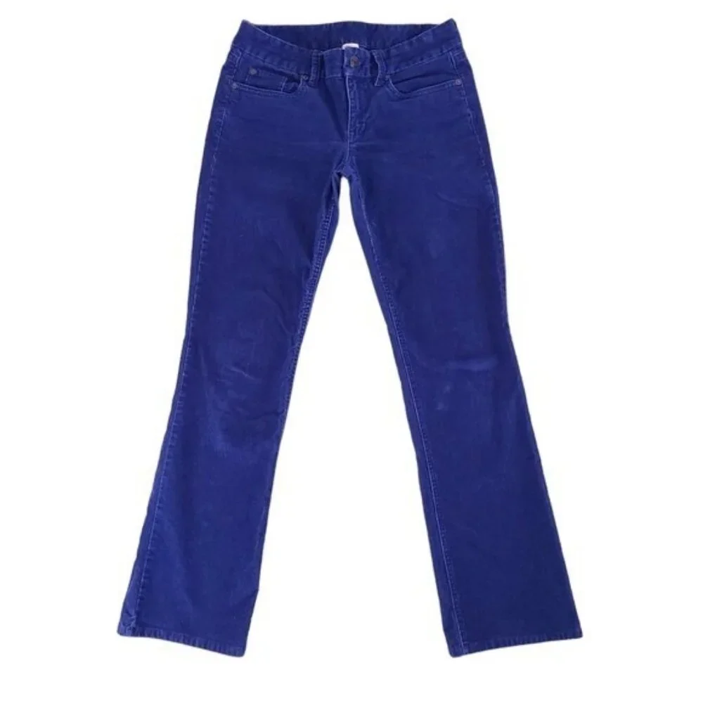 J. Crew Blue Favorite Fit Corduroy Pants Size 27 Short 27S